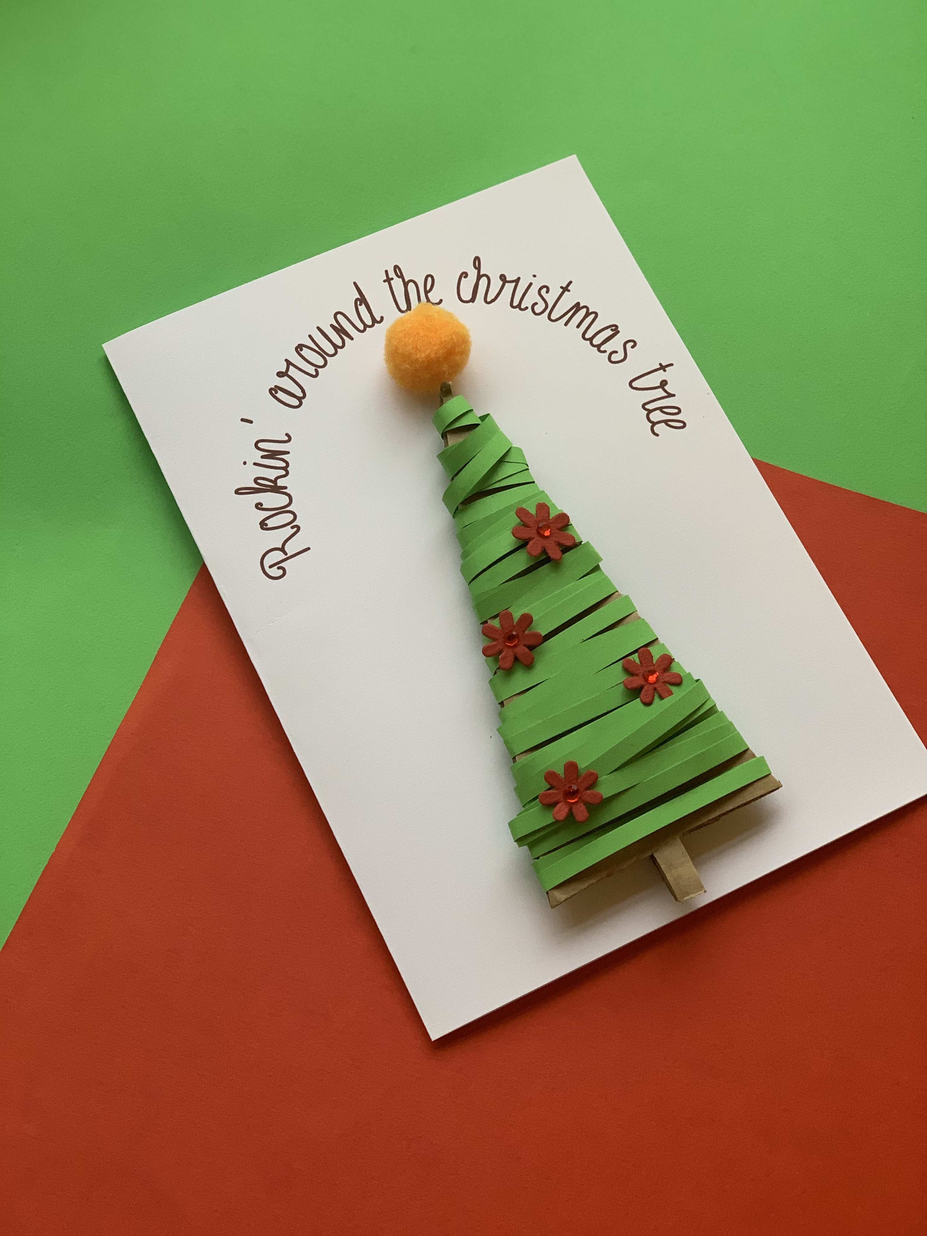Christmas Card project ideas for toddlers.